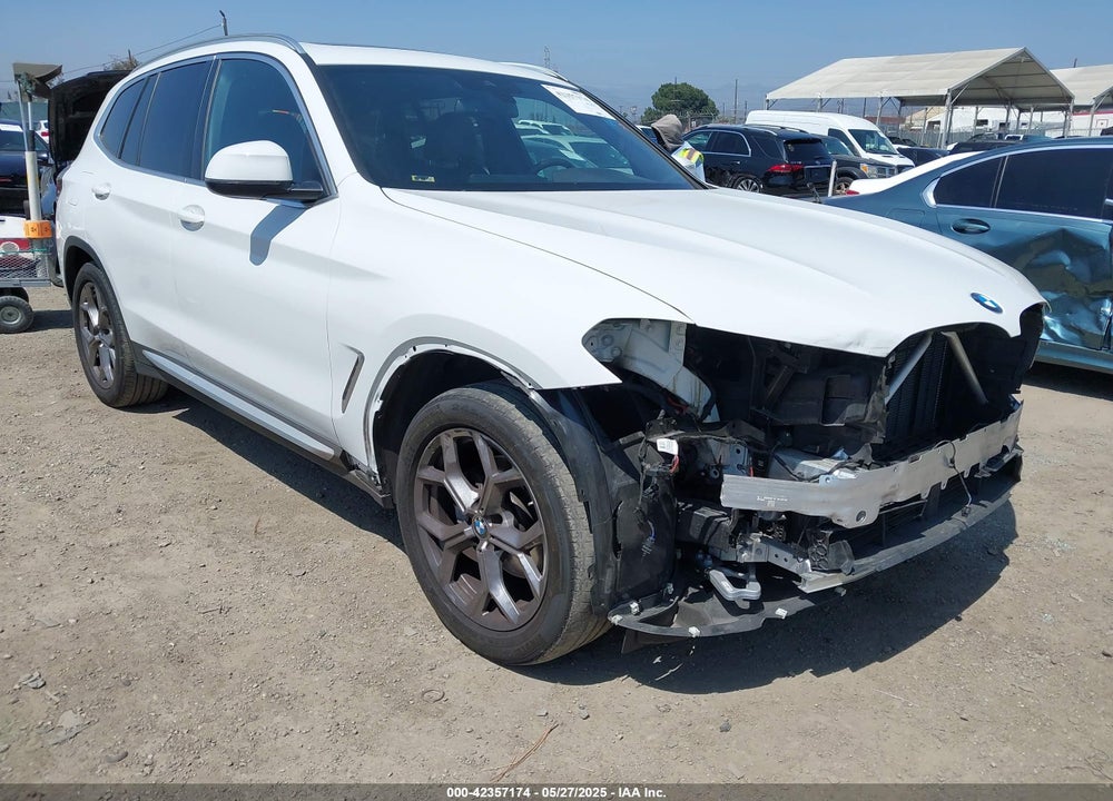 2022 BMW X3 SDRIVE30I VIN: 5UX43DP02N9M15330