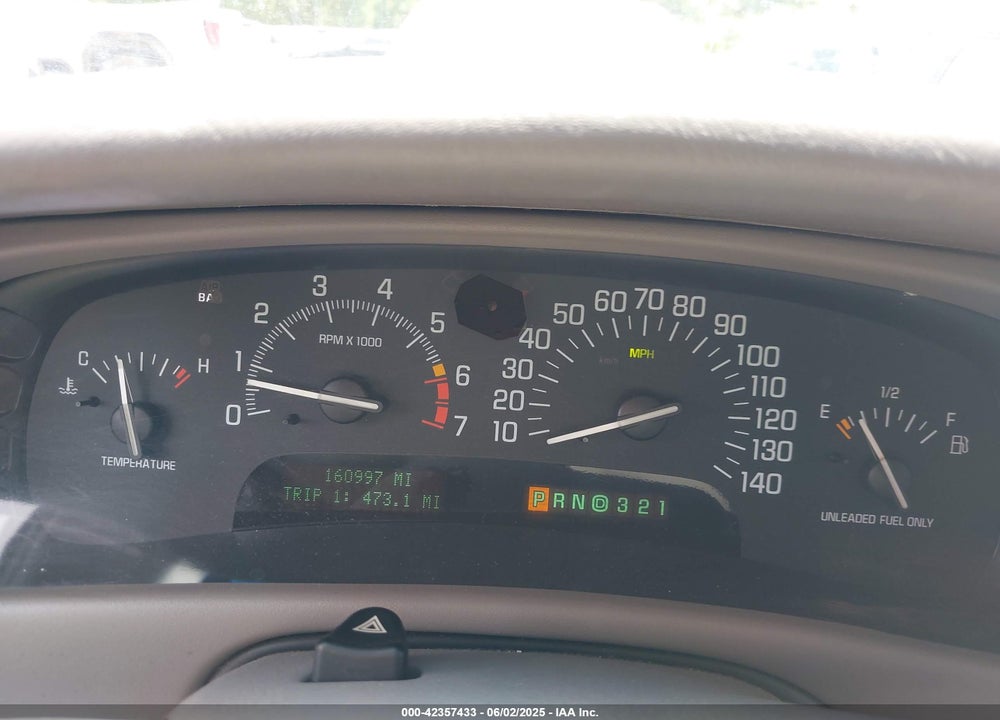 2002 BUICK PARK AVENUE VIN: 1G4CW54K024209749