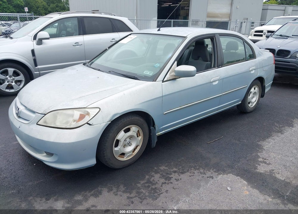 2004 HONDA CIVIC HYBRID VIN: JHMES95694S006499