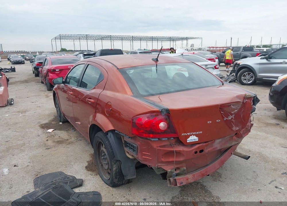 2012 DODGE AVENGER SE VIN: 1C3CDZAB1CN177335
