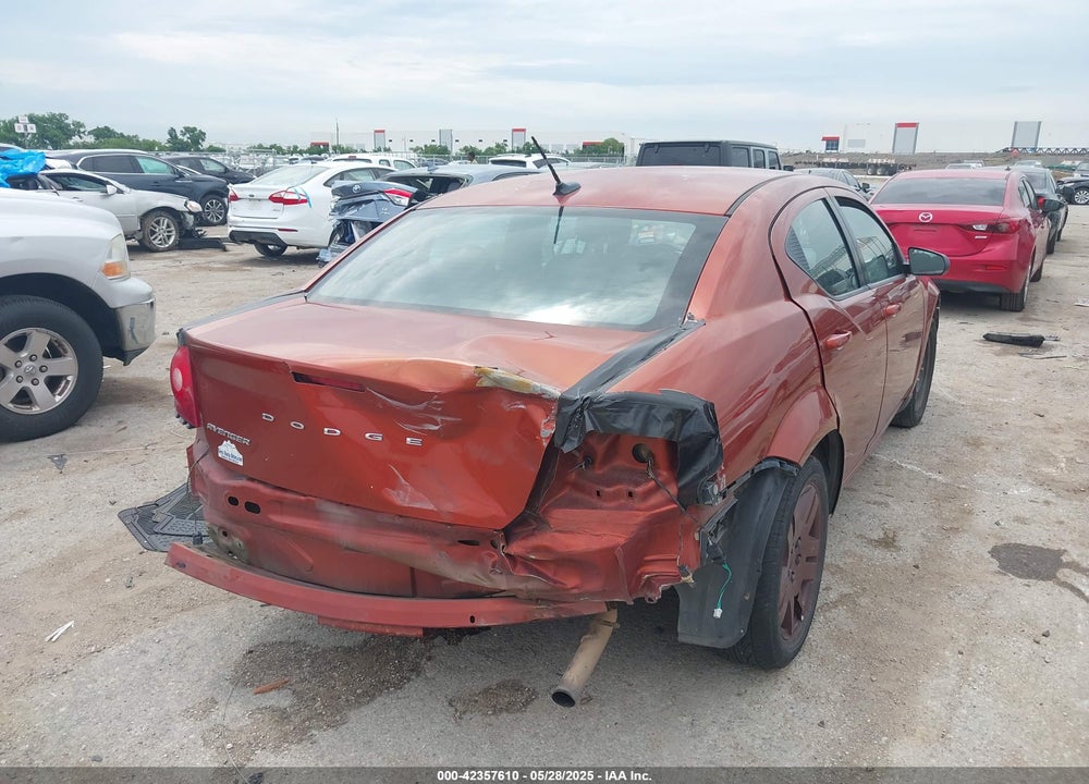 2012 DODGE AVENGER SE VIN: 1C3CDZAB1CN177335
