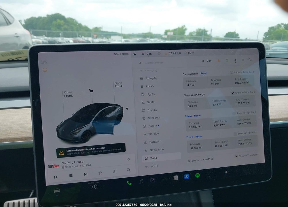 2022 TESLA MODEL 3 VIN: 5YJ3E1EC5NF103284