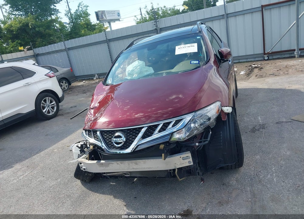 2012 NISSAN MURANO VIN: JN8AZ1MU5CW119309