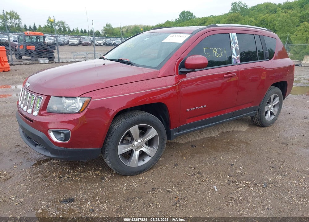 2016 JEEP COMPASS VIN: 1C4NJDEB1GD707180