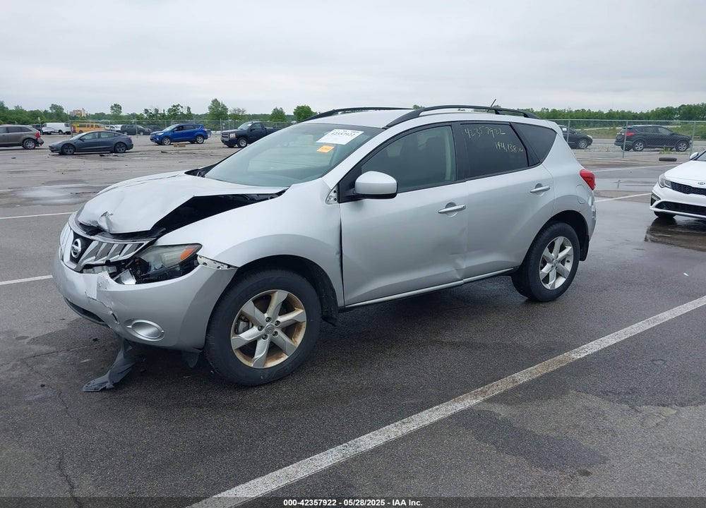 2009 NISSAN MURANO VIN: JN8AZ18W79W210571