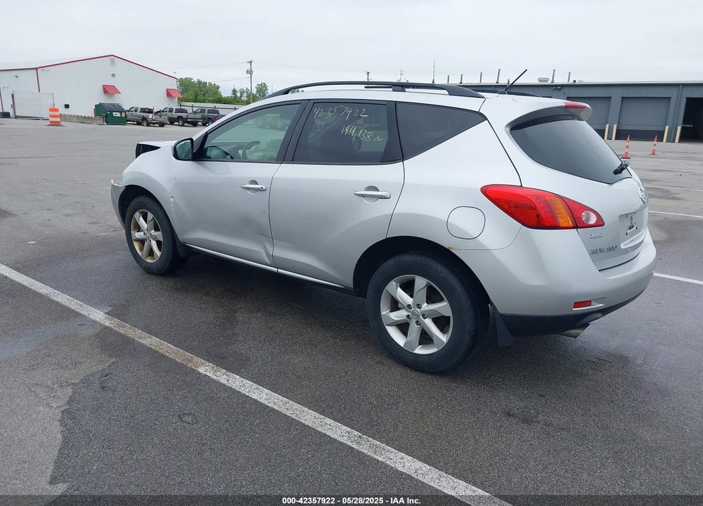 2009 NISSAN MURANO VIN: JN8AZ18W79W210571