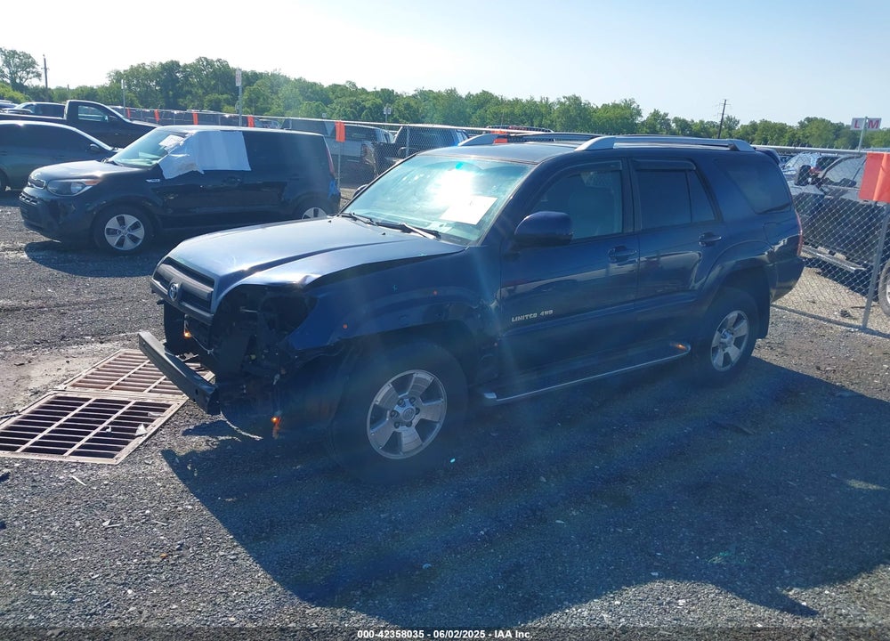 2004 TOYOTA 4RUNNER LIMITED V6 VIN: JTEBU17R748016366