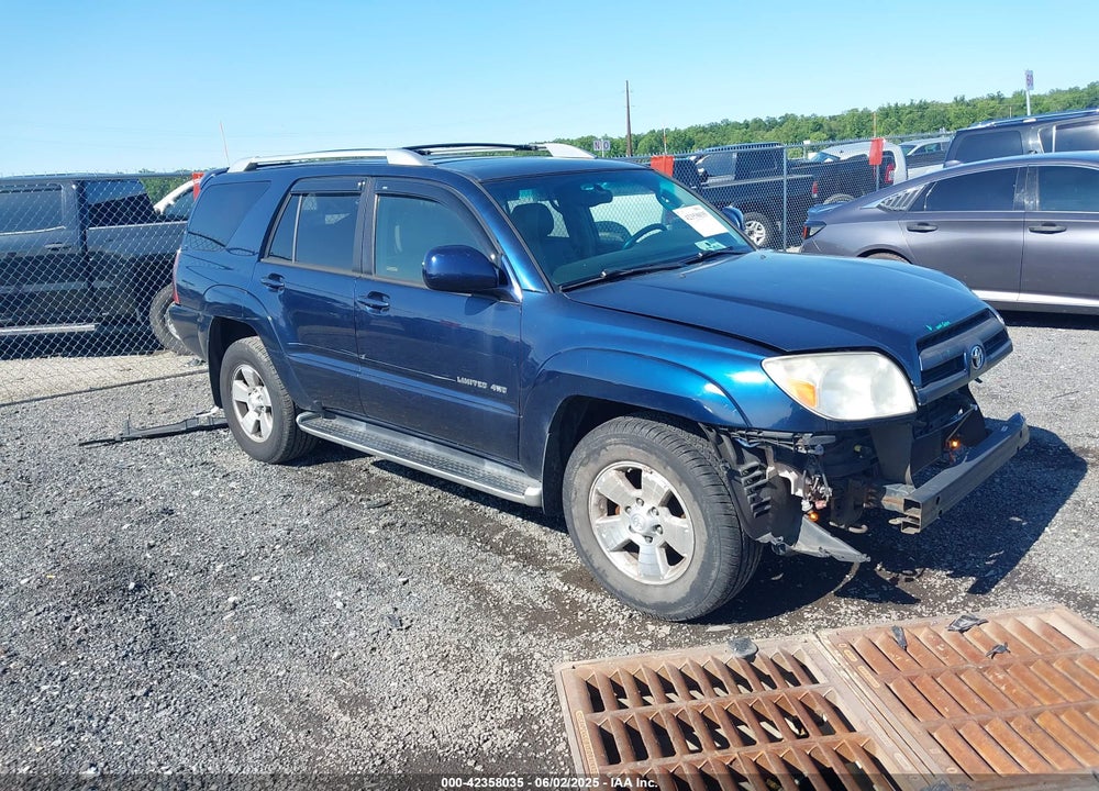2004 TOYOTA 4RUNNER LIMITED V6 VIN: JTEBU17R748016366