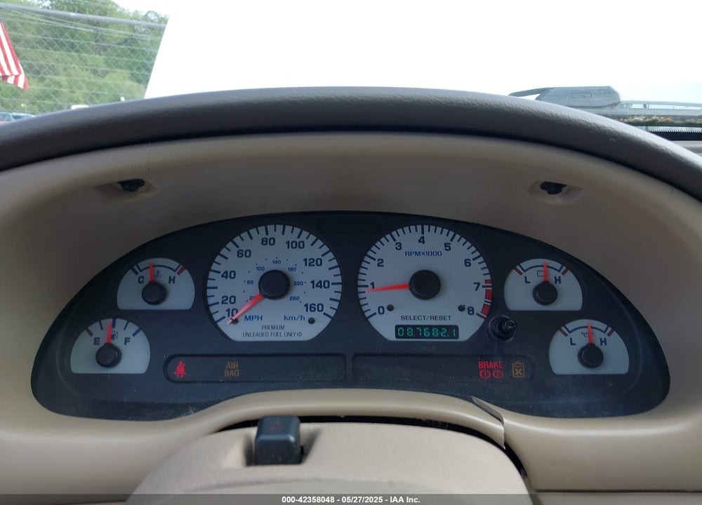 1999 FORD MUSTANG COBRA VIN: 1FAFP47V2XF162384