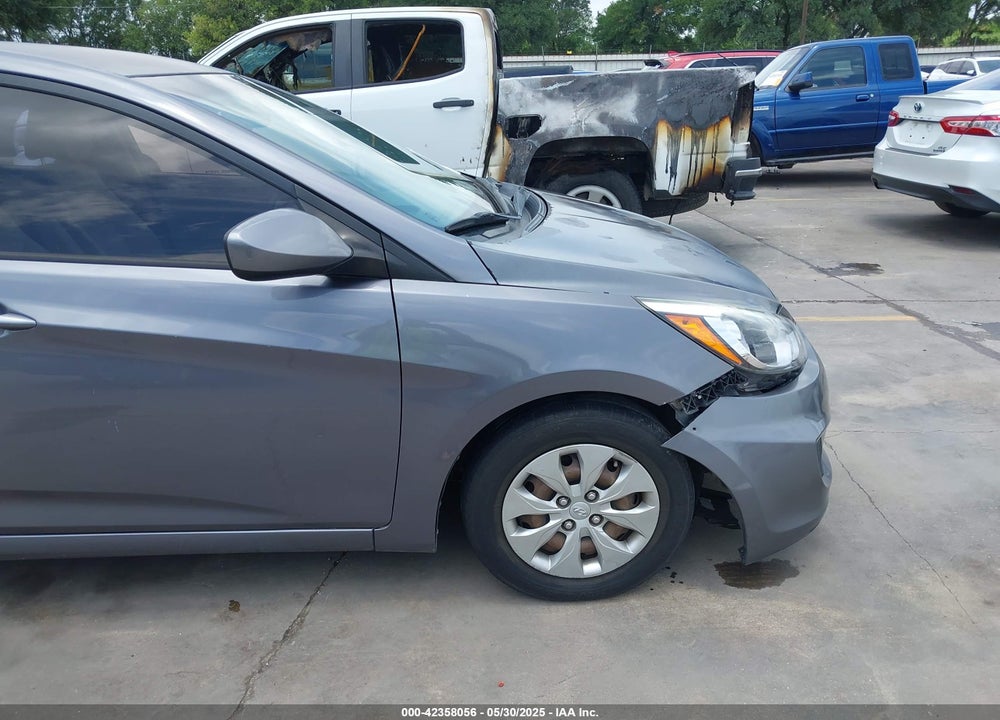 2016 HYUNDAI ACCENT VIN: KMHCT4AE7GU058417