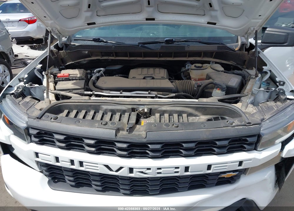 2021 CHEVROLET SILVERADO 1500 2WD SHORT BED CUSTOM VIN: 3GCPWBEK2MG160546