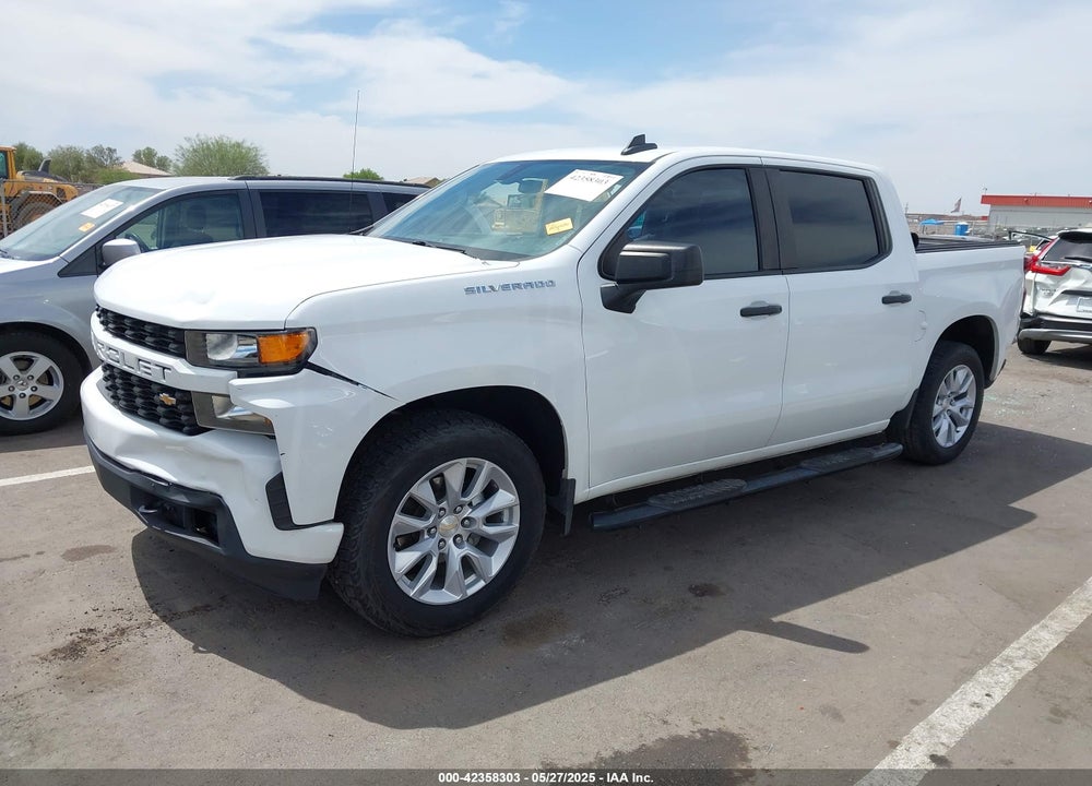2021 CHEVROLET SILVERADO 1500 2WD SHORT BED CUSTOM VIN: 3GCPWBEK2MG160546