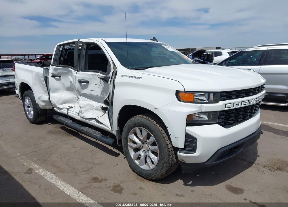 2021 CHEVROLET SILVERADO 1500 2WD SHORT BED CUSTOM VIN: 3GCPWBEK2MG160546