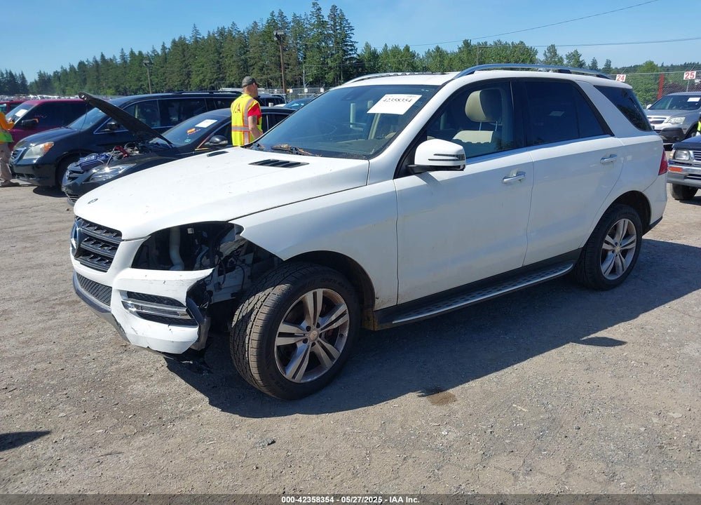 2015 MERCEDES-BENZ ML 350 4MATIC VIN: 4JGDA5HB8FA550384