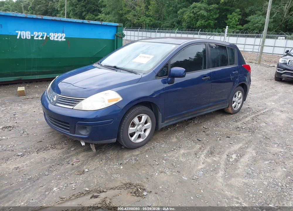 2008 NISSAN VERSA VIN: 3N1BC13E08L396123