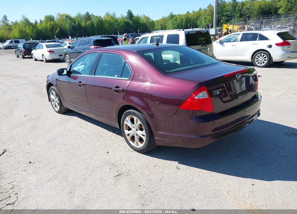 2012 FORD FUSION VIN: 3FAHP0HA3CR305868