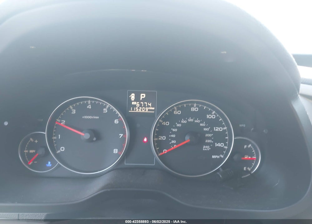 2014 SUBARU LEGACY 2.5I VIN: 4S3BMBA63E3027520