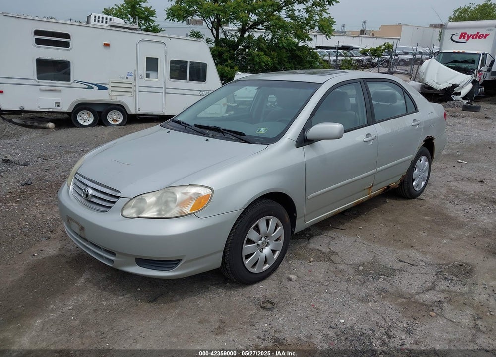 2003 TOYOTA COROLLA LE VIN: 2T1BR32E83C034335