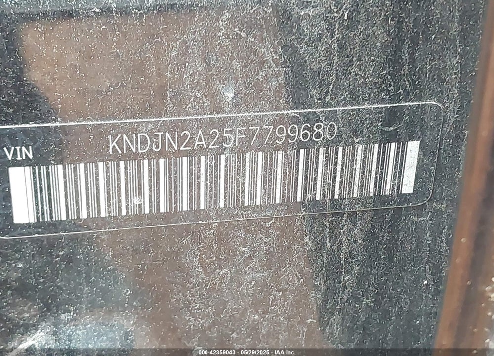 2015 KIA SOUL VIN: KNDJN2A25F7799680