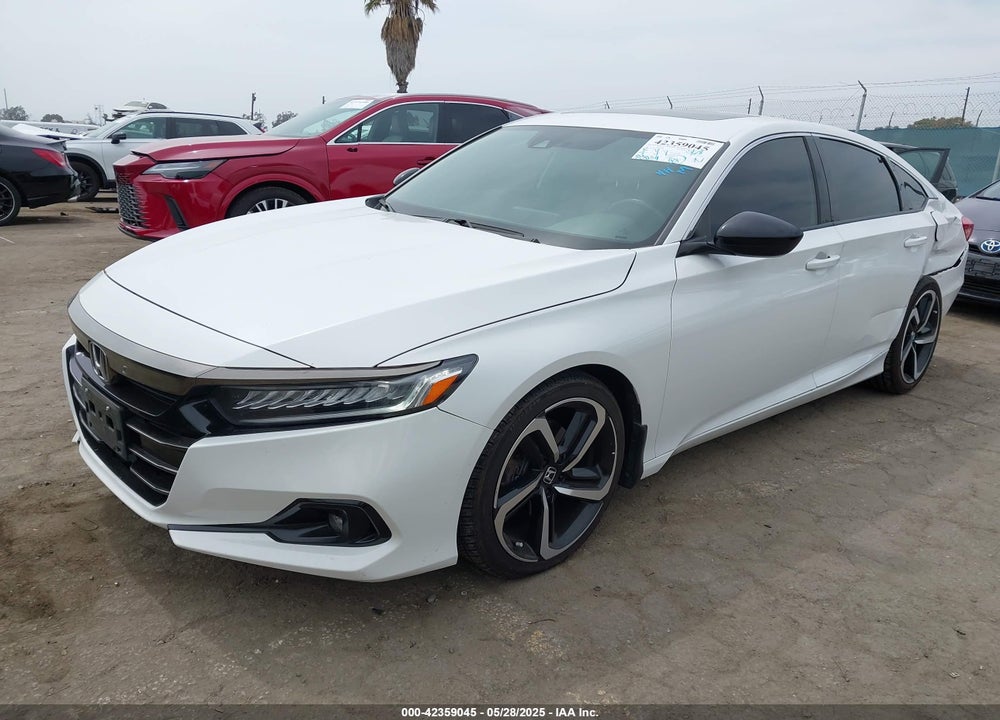 2021 HONDA ACCORD SPORT 2.0T VIN: 1HGCV2F32MA007691