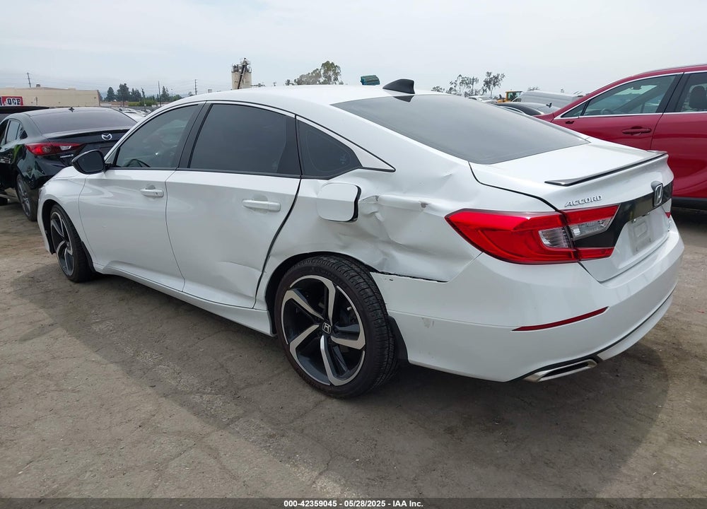 2021 HONDA ACCORD SPORT 2.0T VIN: 1HGCV2F32MA007691