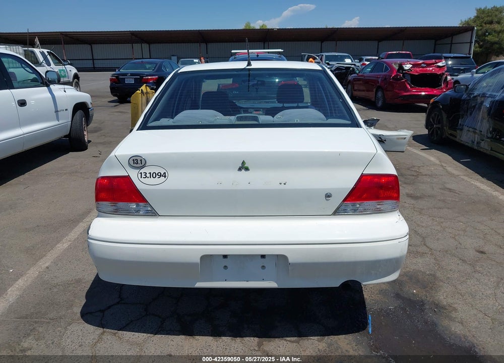 2002 MITSUBISHI LANCER VIN: JA3AJ26E02U054876