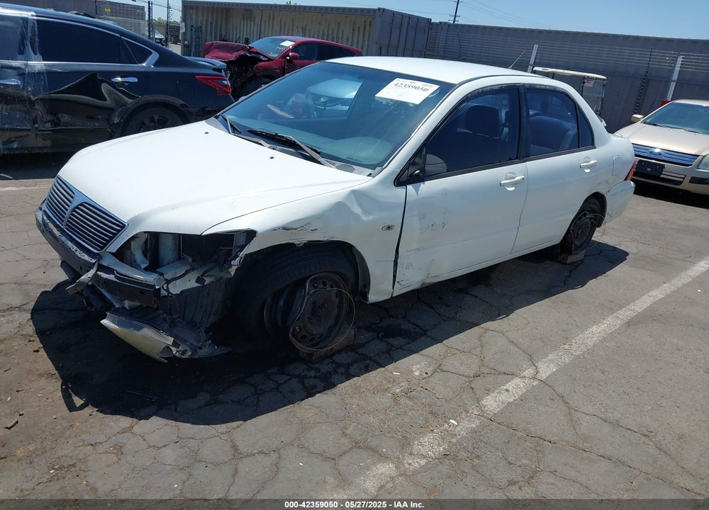 2002 MITSUBISHI LANCER VIN: JA3AJ26E02U054876