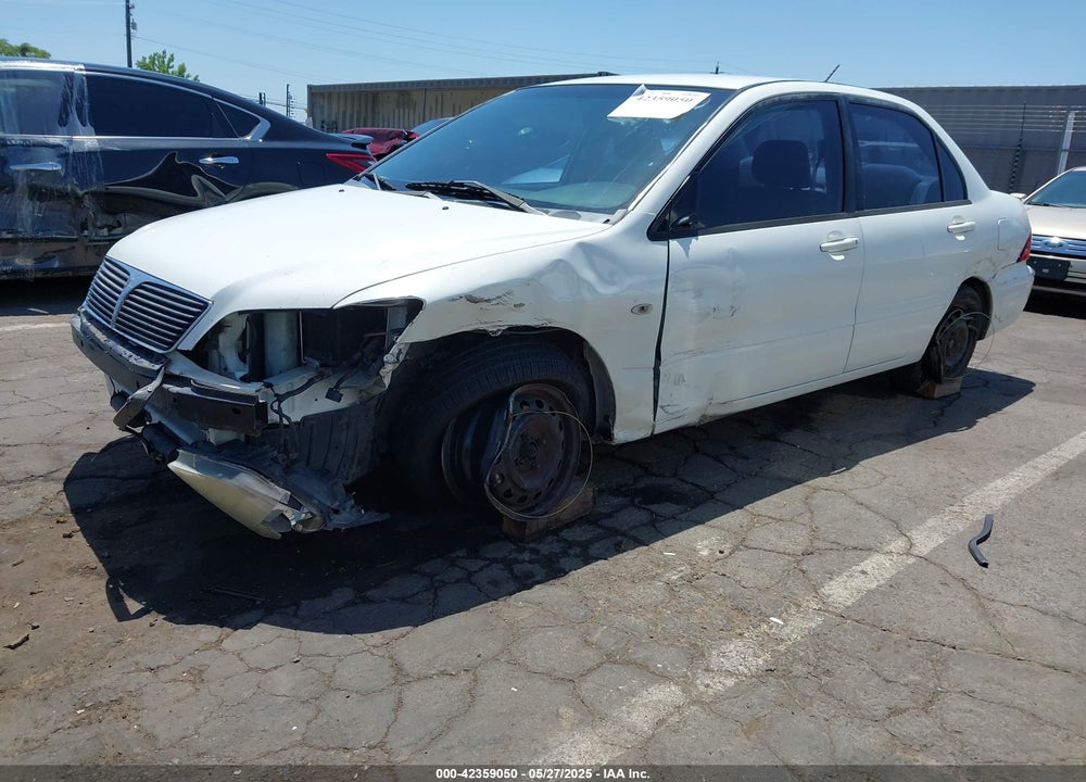 2002 MITSUBISHI LANCER VIN: JA3AJ26E02U054876