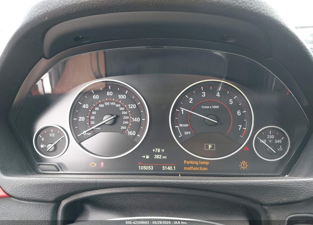 2015 BMW 3 SERIES VIN: WBA3B5G5XFNS20390