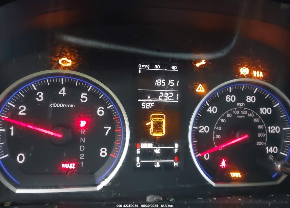 2007 HONDA CR-V EX-L VIN: JHLRE48717C050967