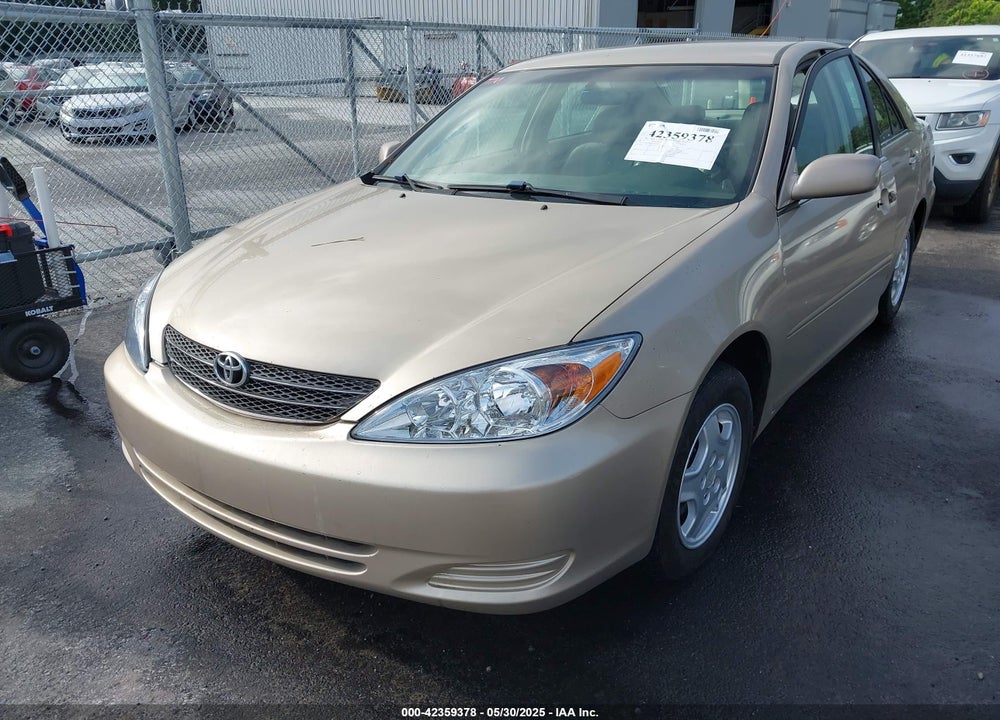 2002 TOYOTA CAMRY VIN: 4T1BF32K92U034923