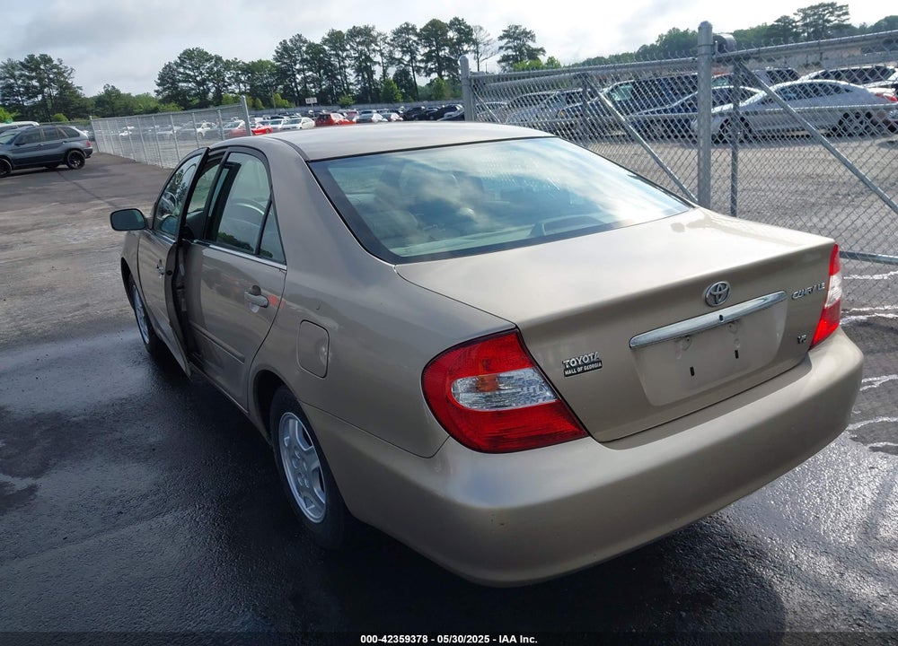 2002 TOYOTA CAMRY VIN: 4T1BF32K92U034923
