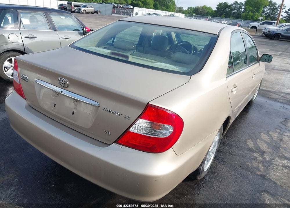 2002 TOYOTA CAMRY VIN: 4T1BF32K92U034923