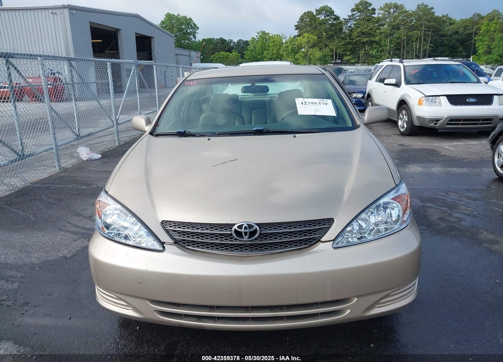 2002 TOYOTA CAMRY VIN: 4T1BF32K92U034923