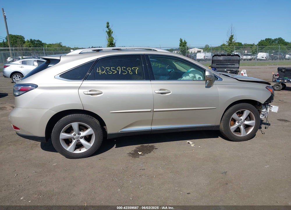 2012 LEXUS RX VIN: 2T2BK1BA1CC143298