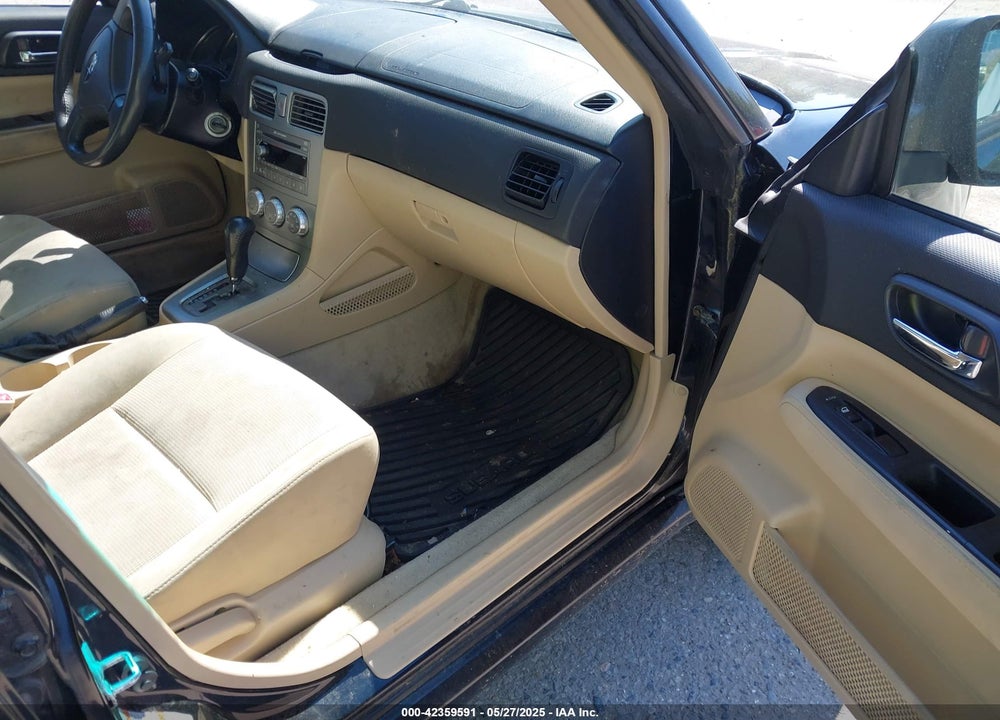 2006 SUBARU FORESTER 2.5X VIN: JF1SG656X6H740434