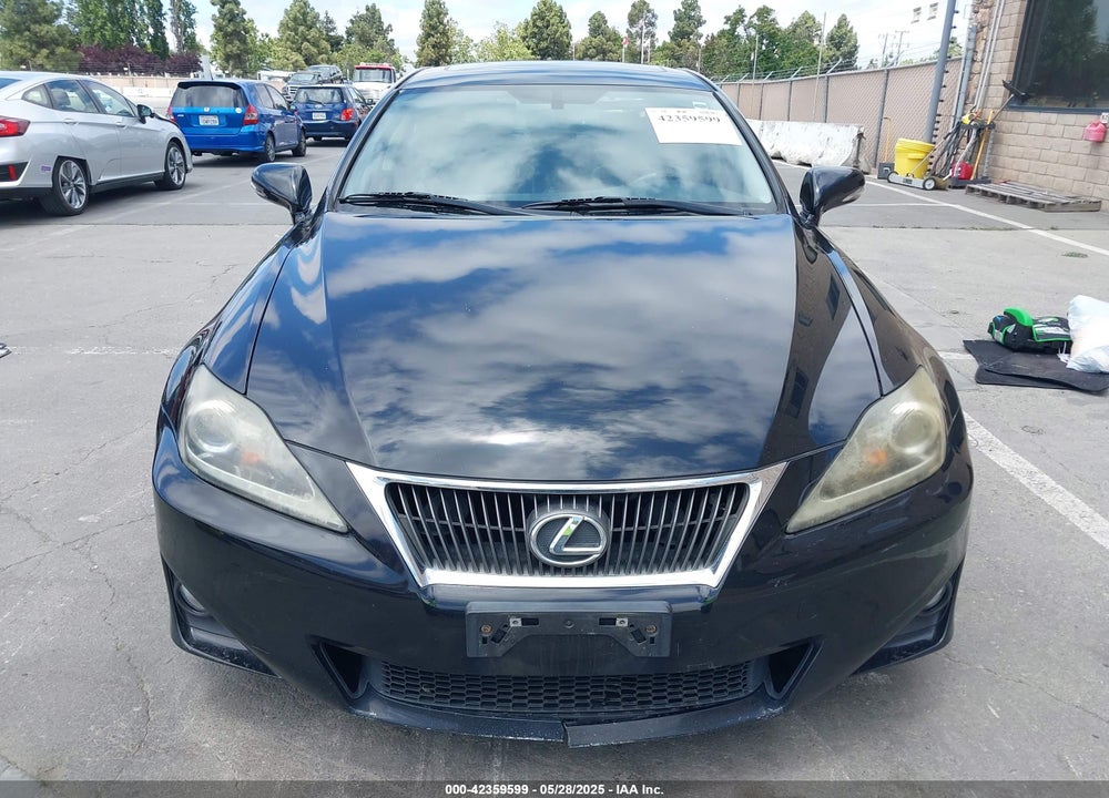 2012 LEXUS IS 250 VIN: JTHBF5C25C5180826