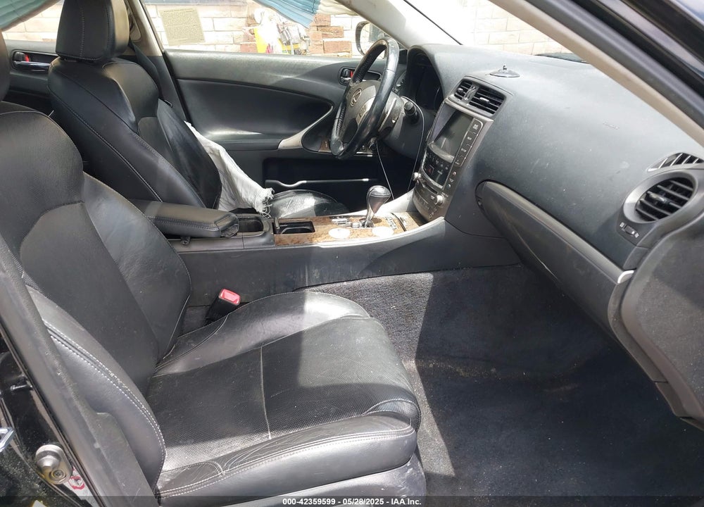 2012 LEXUS IS 250 VIN: JTHBF5C25C5180826
