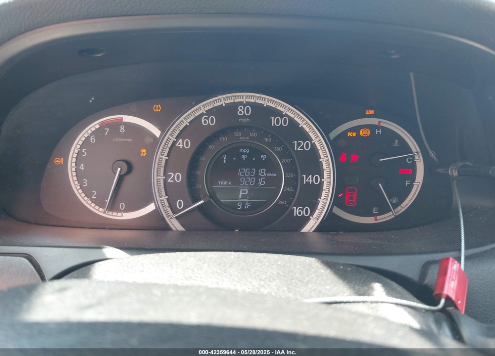 2015 HONDA ACCORD EX-L VIN: 1HGCR2F83FA012630