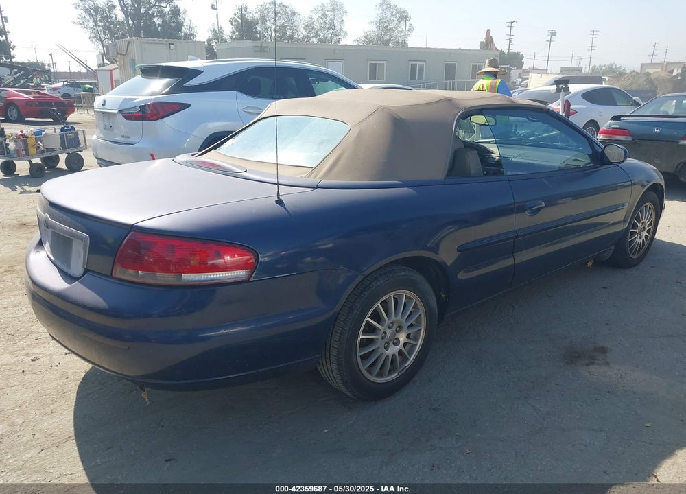 2004 CHRYSLER SEBRING LXI VIN: 1C3EL55R04N335516