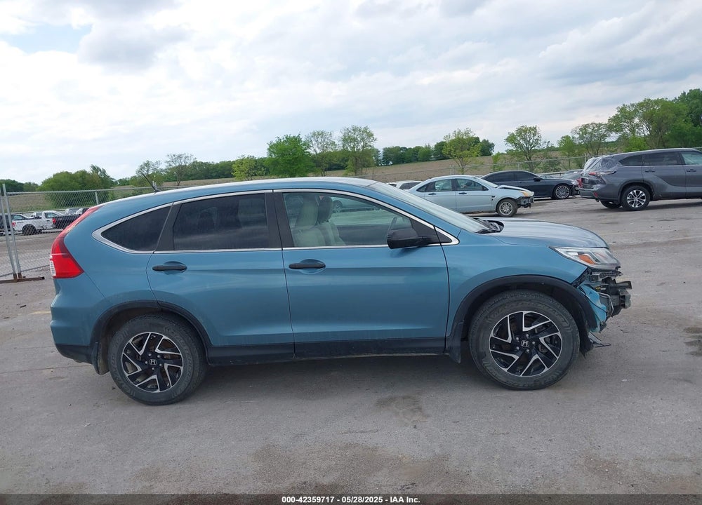 2016 HONDA CR-V SE VIN: 5J6RM4H48GL056636