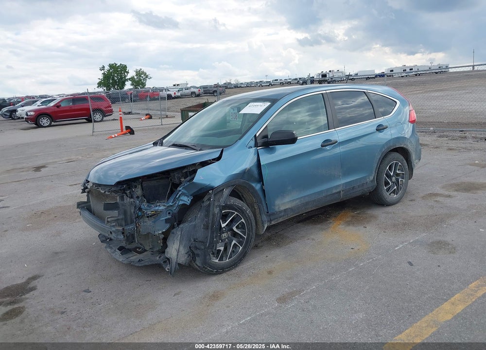 2016 HONDA CR-V SE VIN: 5J6RM4H48GL056636