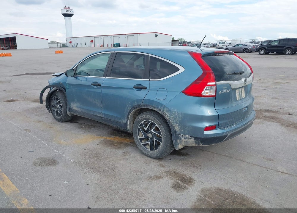 2016 HONDA CR-V SE VIN: 5J6RM4H48GL056636