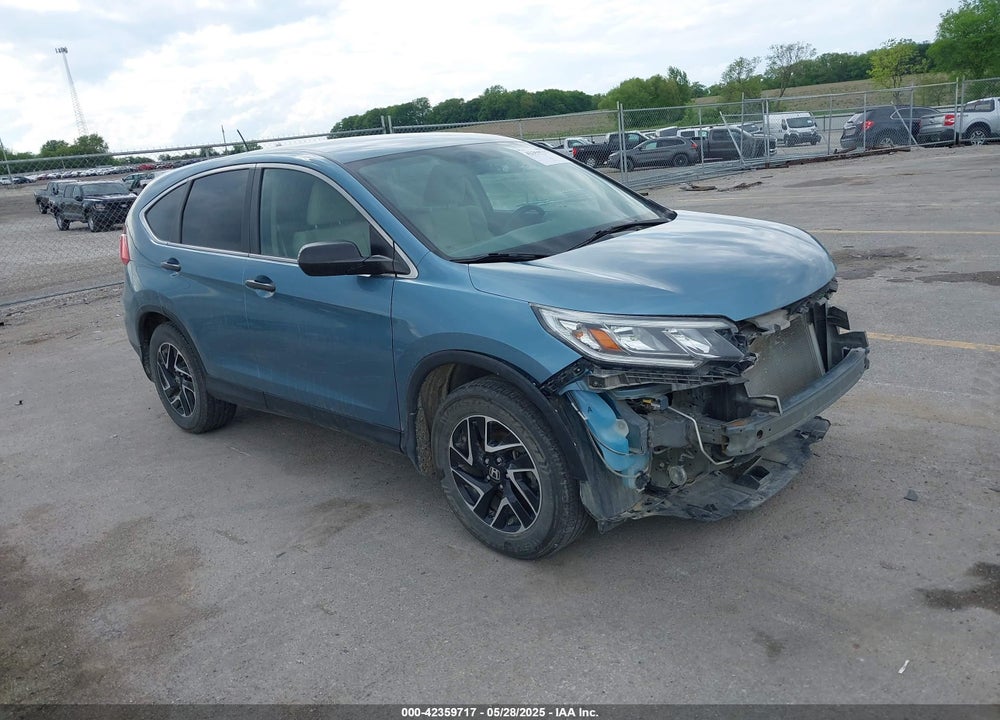2016 HONDA CR-V SE VIN: 5J6RM4H48GL056636