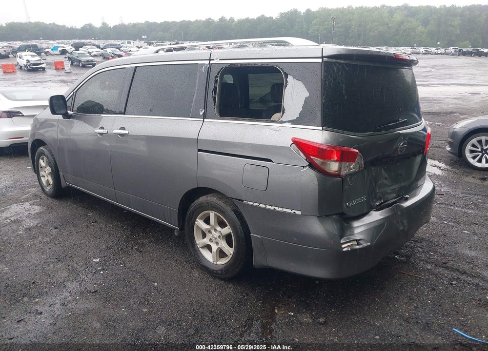 2016 NISSAN QUEST S VIN: JN8AE2KP3G9151159