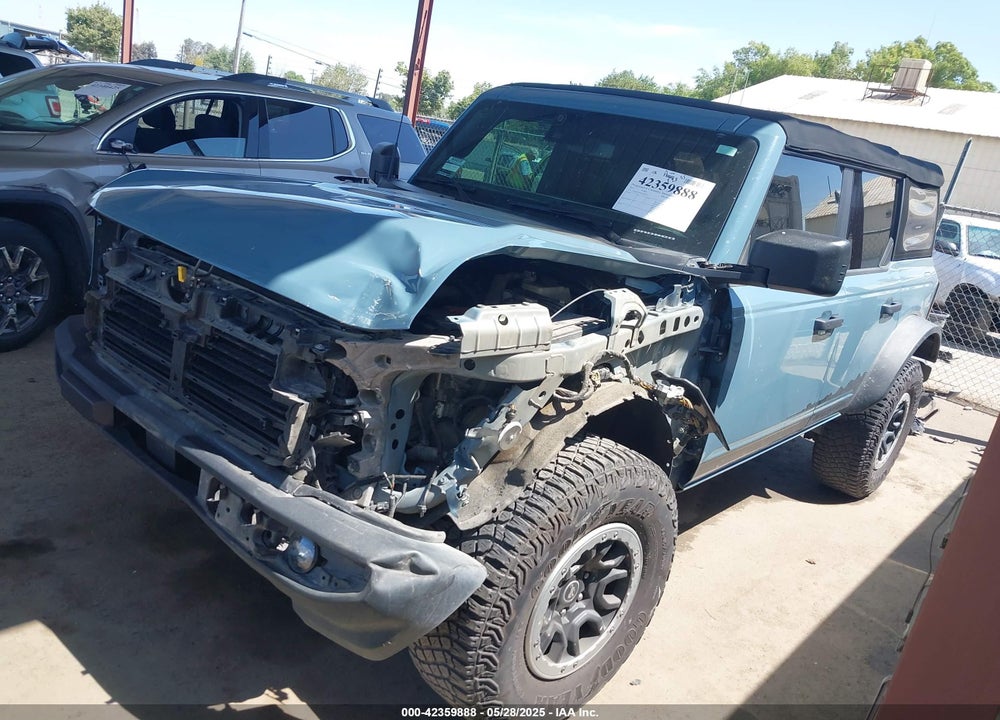 2022 FORD BRONCO VIN: 1FMEE5DP9NLB61055