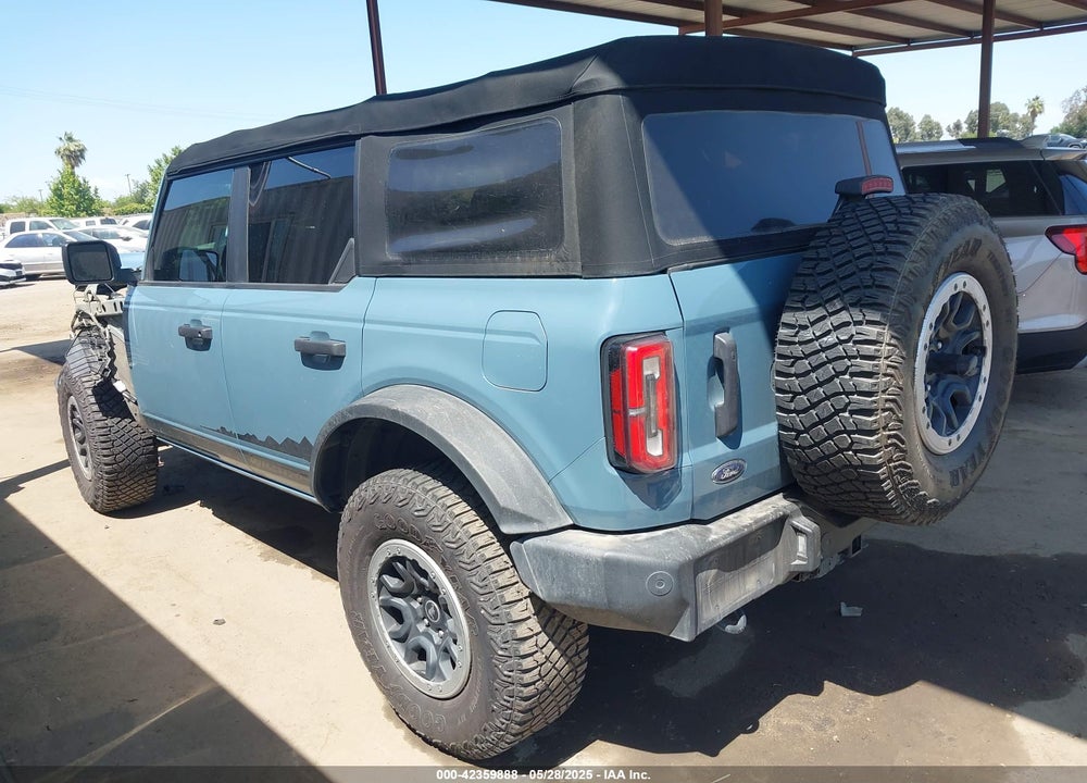 2022 FORD BRONCO VIN: 1FMEE5DP9NLB61055