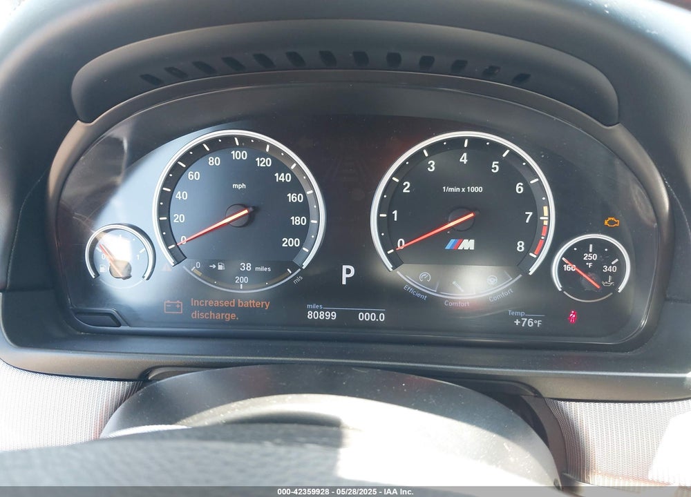 2013 BMW M5 VIN: WBSFV9C57DD096076