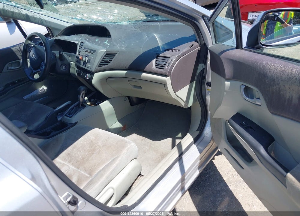 2012 HONDA CIVIC VIN: 19XFB2F54CE317567