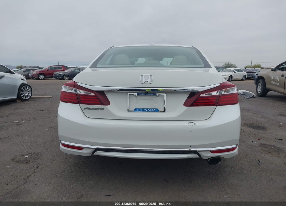 2016 HONDA ACCORD EX-L VIN: 1HGCR2F91GA072352
